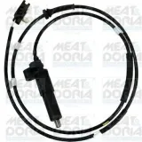 Sensor, Raddrehzahl Hinterachse links MEAT & DORIA 90133