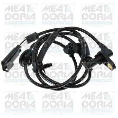 Sensor, Raddrehzahl Vorderachse MEAT & DORIA 901355