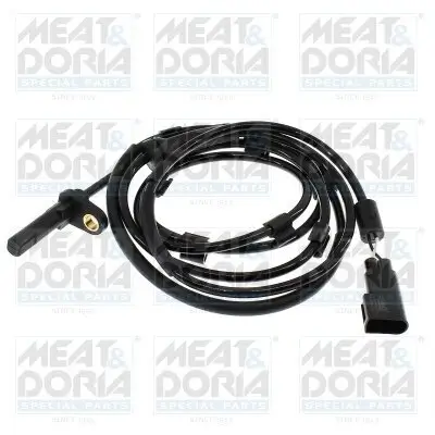 Sensor, Raddrehzahl Vorderachse MEAT & DORIA 901356