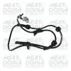 Sensor, Raddrehzahl Vorderachse MEAT & DORIA 901366
