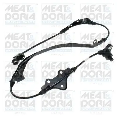 Sensor, Raddrehzahl Vorderachse MEAT & DORIA 901376