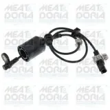 Sensor, Raddrehzahl Vorderachse MEAT & DORIA 901377