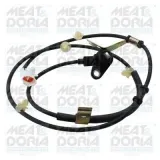 Sensor, Raddrehzahl Hinterachse MEAT & DORIA 901389