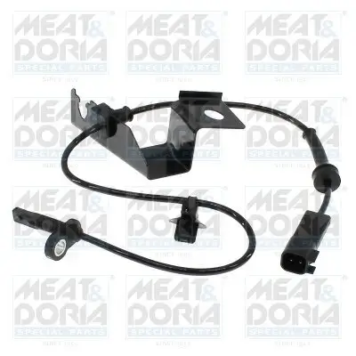 Sensor, Raddrehzahl 1. Vorderachse MEAT & DORIA 901412