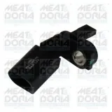 Sensor, Raddrehzahl Vorderachse links MEAT & DORIA 901425