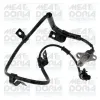 Sensor, Raddrehzahl Hinterachse links MEAT & DORIA 901432