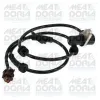 Sensor, Raddrehzahl Vorderachse links MEAT & DORIA 901439