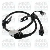 Sensor, Raddrehzahl Hinterachse links MEAT & DORIA 901441