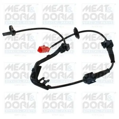 Sensor, Raddrehzahl Hinterachse links MEAT & DORIA 901446