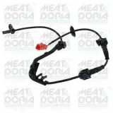 Sensor, Raddrehzahl Hinterachse links MEAT & DORIA 901446