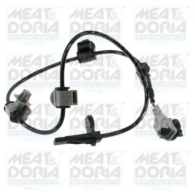 Sensor, Raddrehzahl Hinterachse links MEAT & DORIA 901447