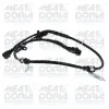 Sensor, Raddrehzahl 1. Hinterachse links MEAT & DORIA 901462