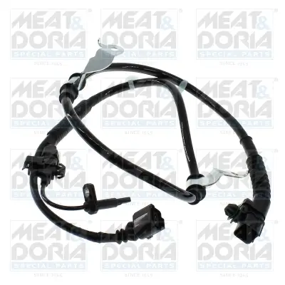 Sensor, Raddrehzahl 1. Hinterachse rechts MEAT & DORIA 901463