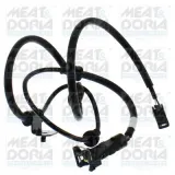Sensor, Raddrehzahl Hinterachse links MEAT & DORIA 901466