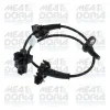 Sensor, Raddrehzahl 1. Hinterachse links MEAT & DORIA 901470