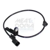 Sensor, Raddrehzahl Hinterachse links Hinterachse rechts MEAT & DORIA 901489