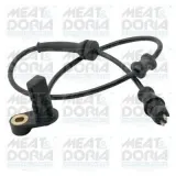 Sensor, Raddrehzahl Hinterachse links MEAT & DORIA 90153