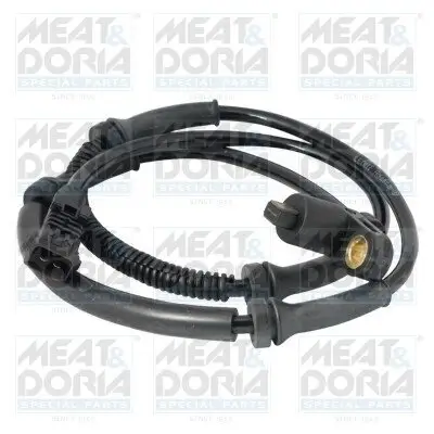 Sensor, Raddrehzahl Vorderachse rechts Vorderachse links MEAT & DORIA 90161