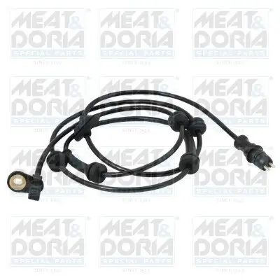 Sensor, Raddrehzahl MEAT & DORIA 90166