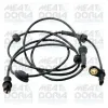 Sensor, Raddrehzahl Hinterachse rechts Hinterachse links MEAT & DORIA 90168