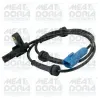 Sensor, Raddrehzahl Hinterachse rechts Hinterachse links MEAT & DORIA 90177