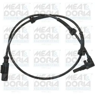 Sensor, Raddrehzahl Hinterachse rechts Hinterachse links MEAT & DORIA 90233 Bild Sensor, Raddrehzahl Hinterachse rechts Hinterachse links MEAT & DORIA 90233