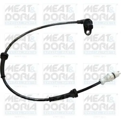 Sensor, Raddrehzahl Hinterachse links MEAT & DORIA 90245