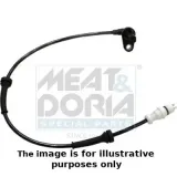 Sensor, Raddrehzahl MEAT & DORIA 90245E