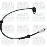 Sensor, Raddrehzahl Hinterachse links MEAT & DORIA 90245