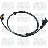 Sensor, Raddrehzahl Vorderachse MEAT & DORIA 90250