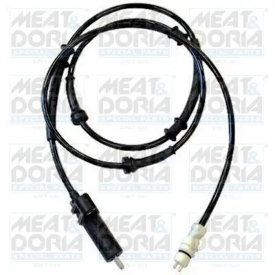 Sensor, Raddrehzahl MEAT & DORIA 90268