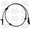Sensor, Raddrehzahl Hinterachse rechts Hinterachse links MEAT & DORIA 90272