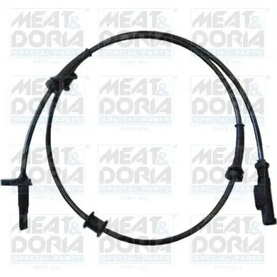 Sensor, Raddrehzahl Hinterachse rechts Hinterachse links MEAT & DORIA 90272 Bild Sensor, Raddrehzahl Hinterachse rechts Hinterachse links MEAT & DORIA 90272