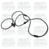 Sensor, Raddrehzahl Hinterachse rechts Hinterachse links MEAT & DORIA 90279