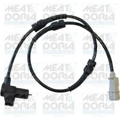 Sensor, Raddrehzahl Hinterachse rechts Hinterachse links MEAT & DORIA 90290