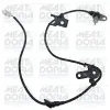 Sensor, Raddrehzahl Hinterachse rechts MEAT & DORIA 90296