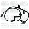 Sensor, Raddrehzahl Vorderachse rechts MEAT & DORIA 90303