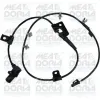 Sensor, Raddrehzahl Vorderachse rechts MEAT & DORIA 90307