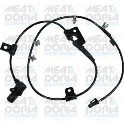 Sensor, Raddrehzahl Vorderachse rechts MEAT & DORIA 90307 Bild Sensor, Raddrehzahl Vorderachse rechts MEAT & DORIA 90307