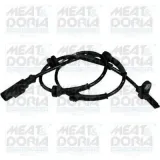 Sensor, Raddrehzahl MEAT & DORIA 90312