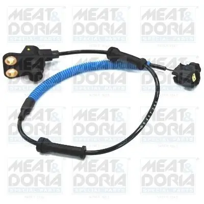 Sensor, Raddrehzahl Vorderachse links MEAT & DORIA 90320