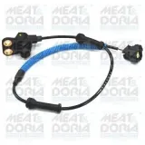 Sensor, Raddrehzahl Vorderachse links MEAT & DORIA 90320