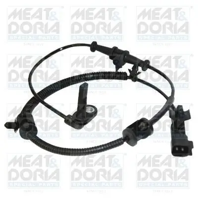 Sensor, Raddrehzahl MEAT & DORIA 90323