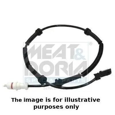 Sensor, Raddrehzahl Vorderachse rechts Vorderachse links MEAT & DORIA 90327E
