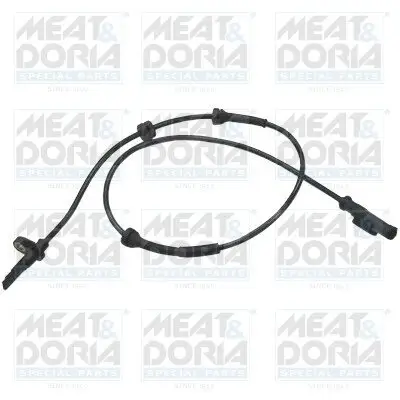 Sensor, Raddrehzahl Vorderachse rechts Vorderachse links MEAT & DORIA 90330