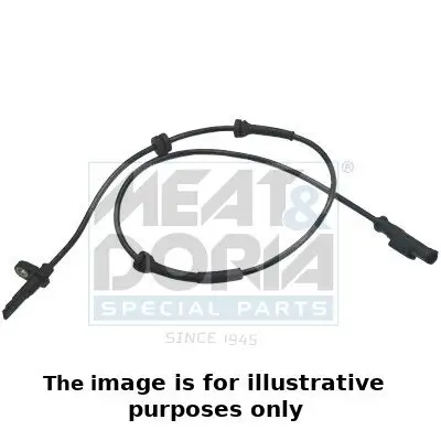 Sensor, Raddrehzahl Vorderachse rechts Vorderachse links MEAT & DORIA 90330E Bild Sensor, Raddrehzahl Vorderachse rechts Vorderachse links MEAT & DORIA 90330E