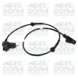 Sensor, Raddrehzahl Vorderachse rechts Vorderachse links MEAT & DORIA 90331