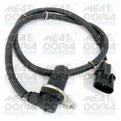 Sensor, Raddrehzahl Hinterachse rechts MEAT & DORIA 90341 Bild Sensor, Raddrehzahl Hinterachse rechts MEAT & DORIA 90341