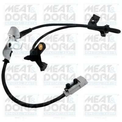 Sensor, Raddrehzahl Vorderachse links MEAT & DORIA 90342 Bild Sensor, Raddrehzahl Vorderachse links MEAT & DORIA 90342