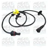 Sensor, Raddrehzahl Hinterachse rechts Hinterachse links MEAT & DORIA 90344E